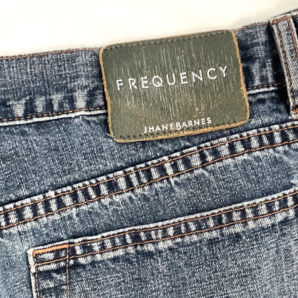 VNTG Jhane Barnes Frequency Straight Leg Jeans, 100% Cotton, 34W - Picture 4 of 10